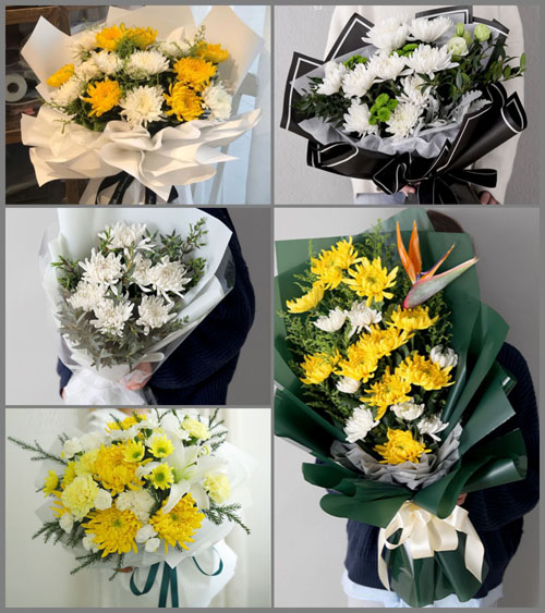 河北邯郸武安市邑城镇白事花束代送